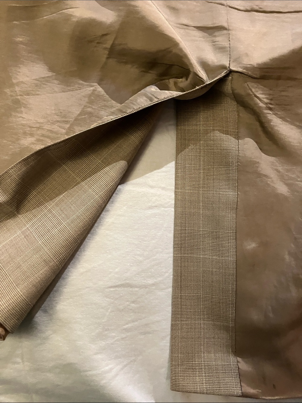Chaps Ralph Lauren wool & cashmere vintage camel plaid sports jacket 40R - Picture 12 of 16